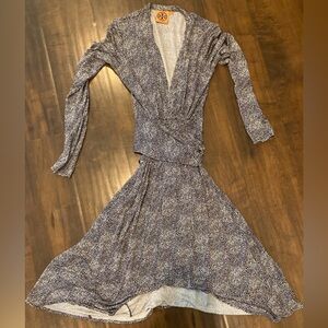 Tory Burch Silk Long Sleeve Dress